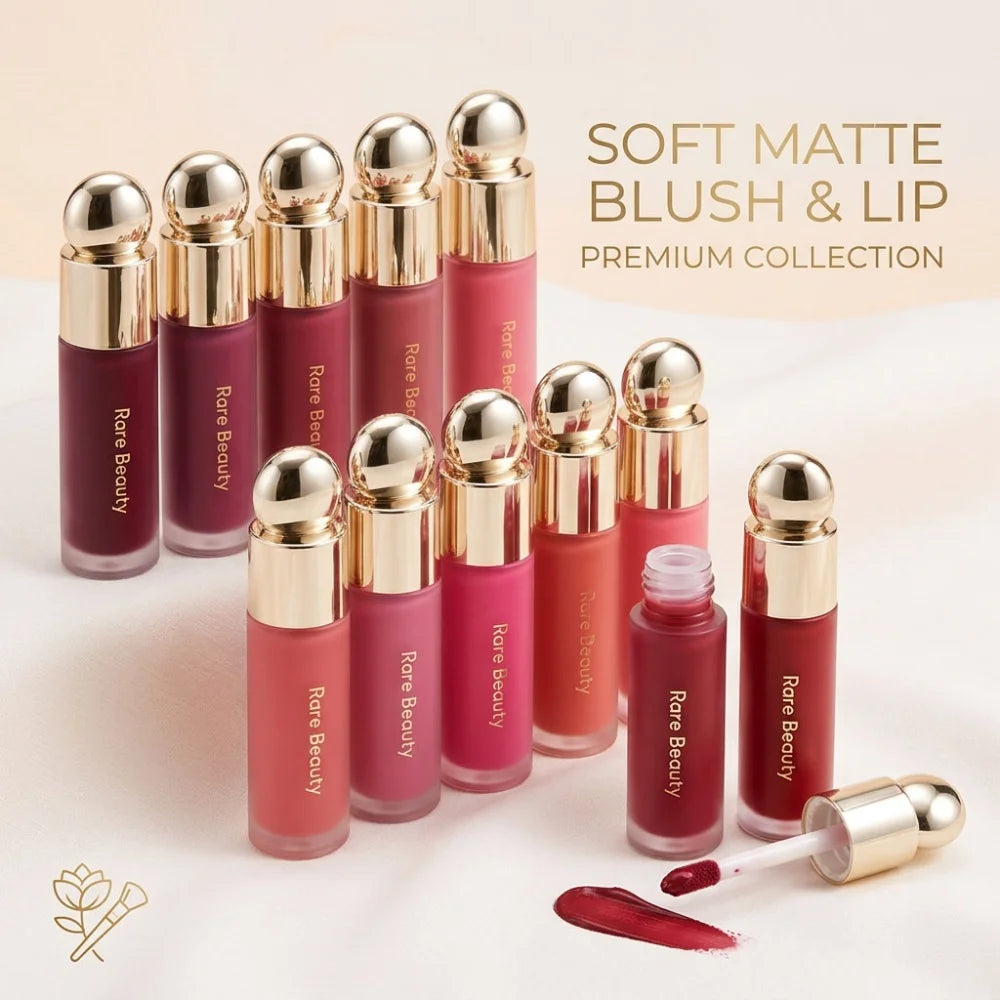 Rare Beauty Long-lasting Ultra-pigmented Liquid Blush Mistake-proof Seamless Airy Lightweight Worth Virtue Hope Joy Blush Makeup