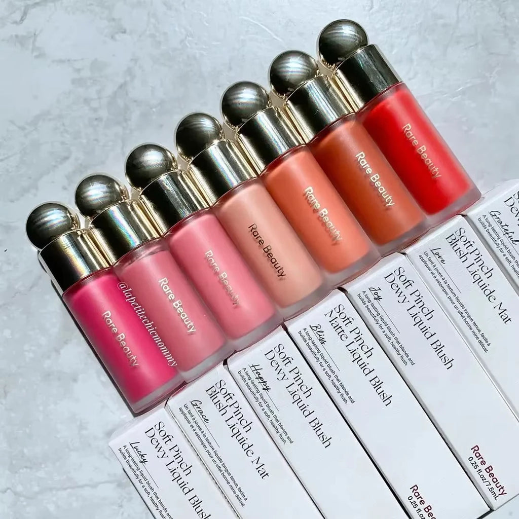Rare Beauty Long-lasting Ultra-pigmented Liquid Blush Mistake-proof Seamless Airy Lightweight Worth Virtue Hope Joy Blush Makeup