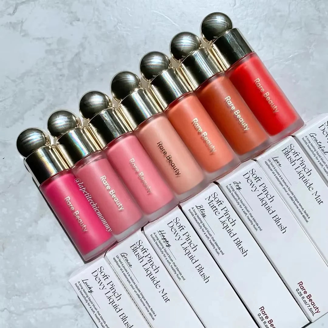 Rare Beauty Long-lasting Ultra-pigmented Liquid Blush Mistake-proof Seamless Airy Lightweight Worth Virtue Hope Joy Blush Makeup